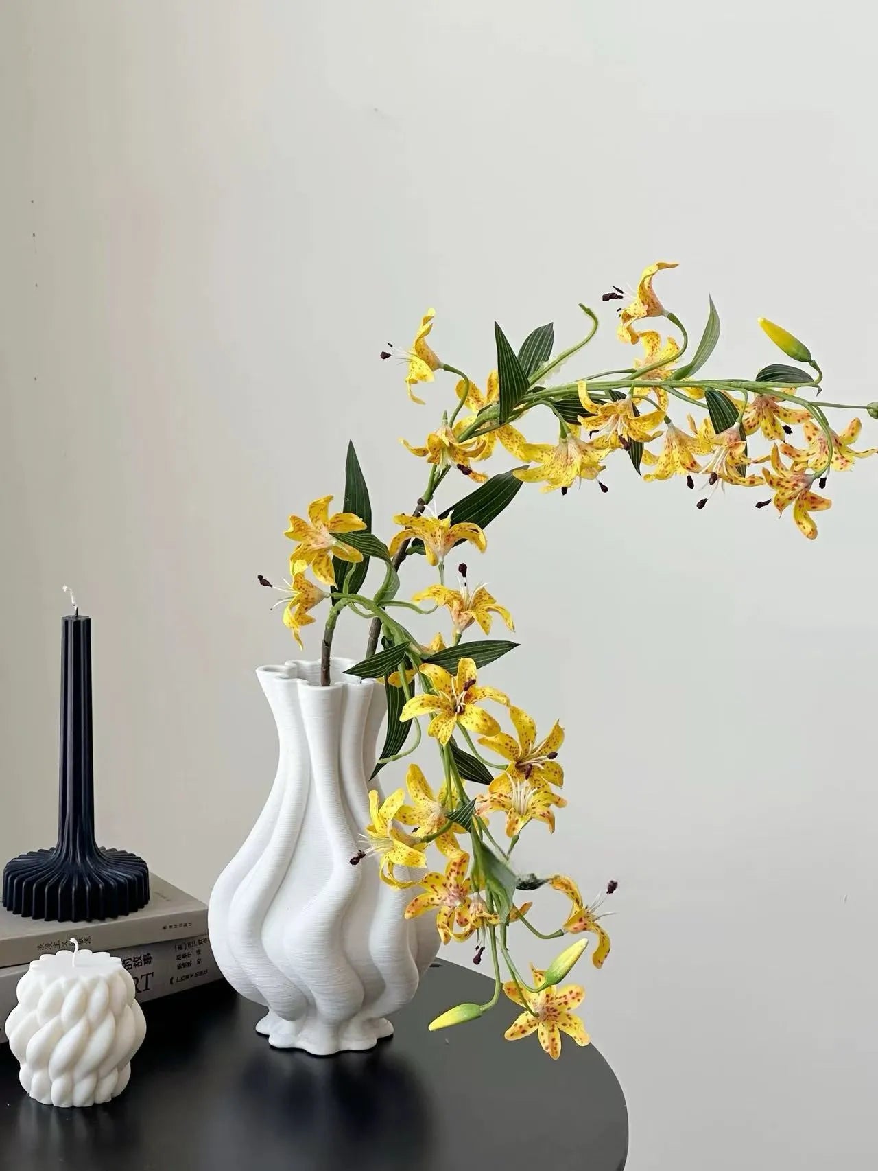 tiger lily in vase Faux Tiger Lily Flowers – Amoria Bloom