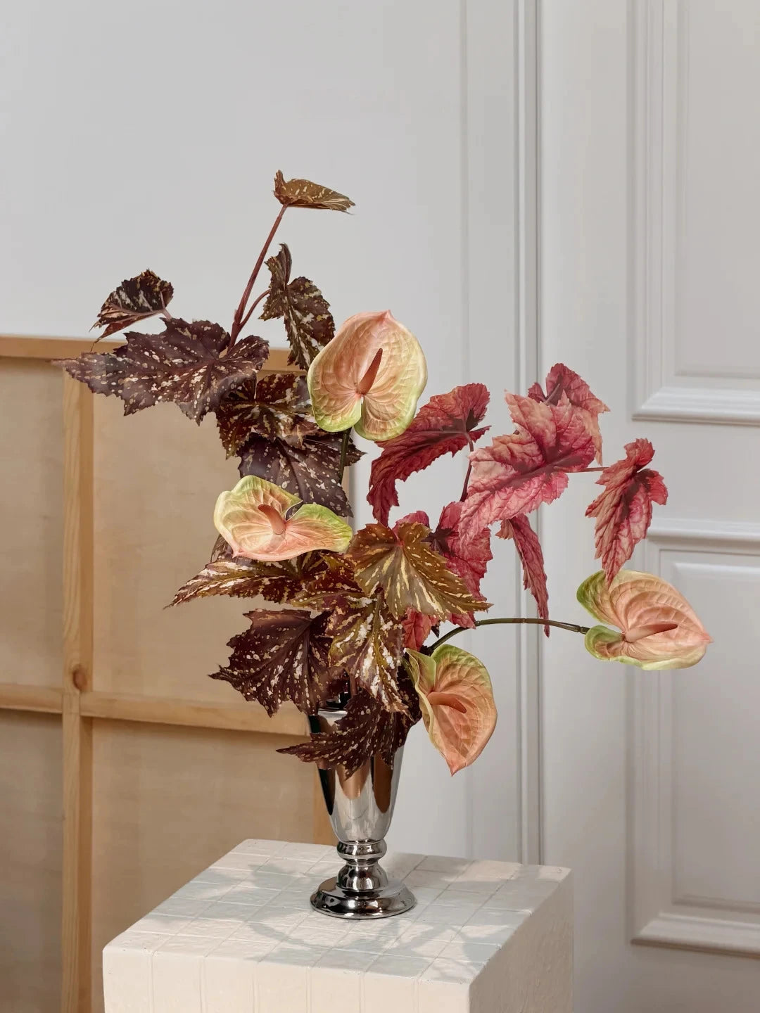 Autumn Palm - Faux Floral Arrangement