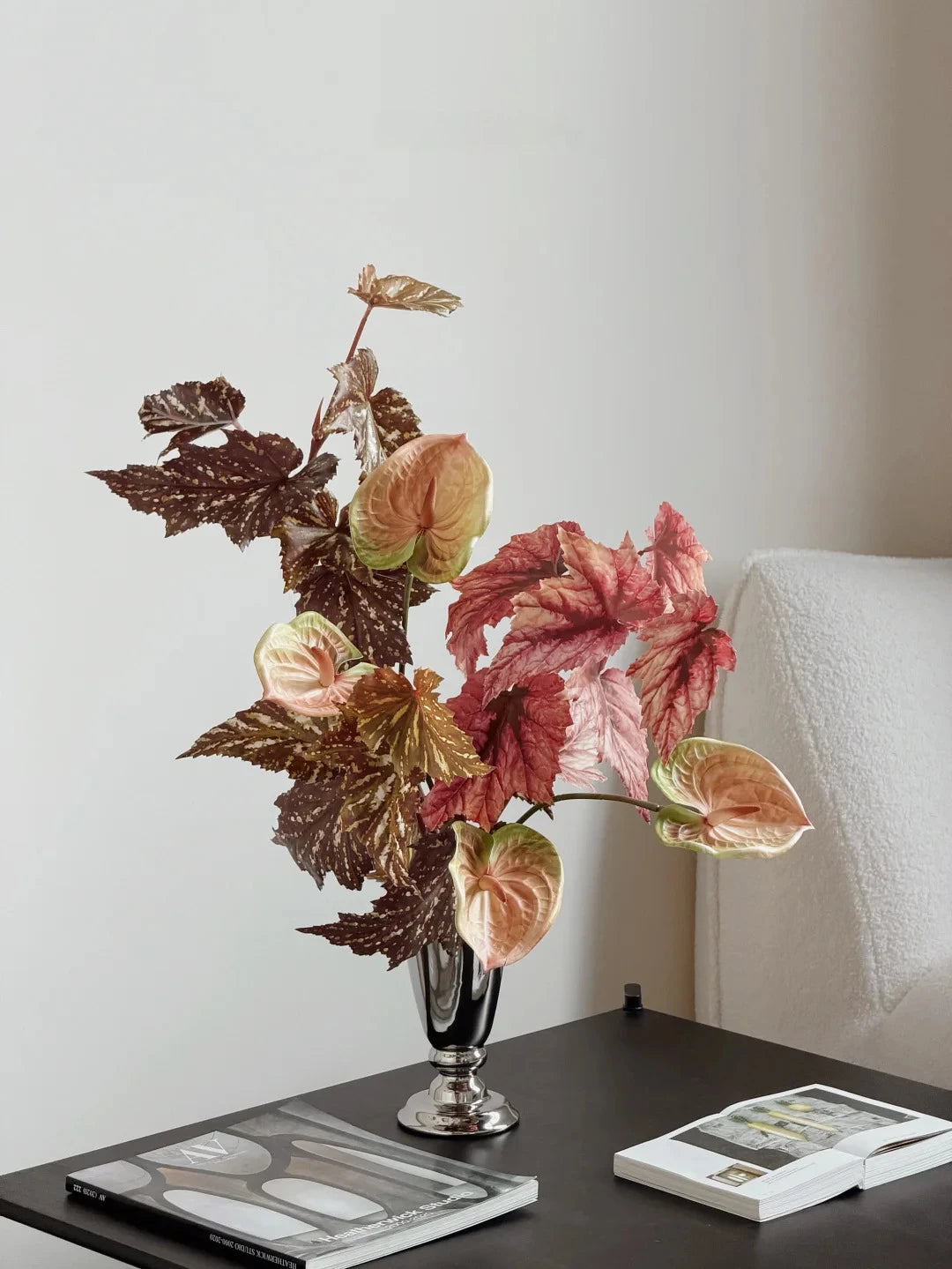 Autumn Palm - Faux Floral Arrangement