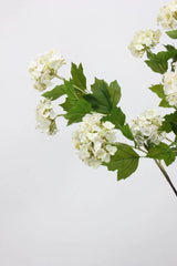 3本のリアルタッチフェイクアジサイステム - ホワイト