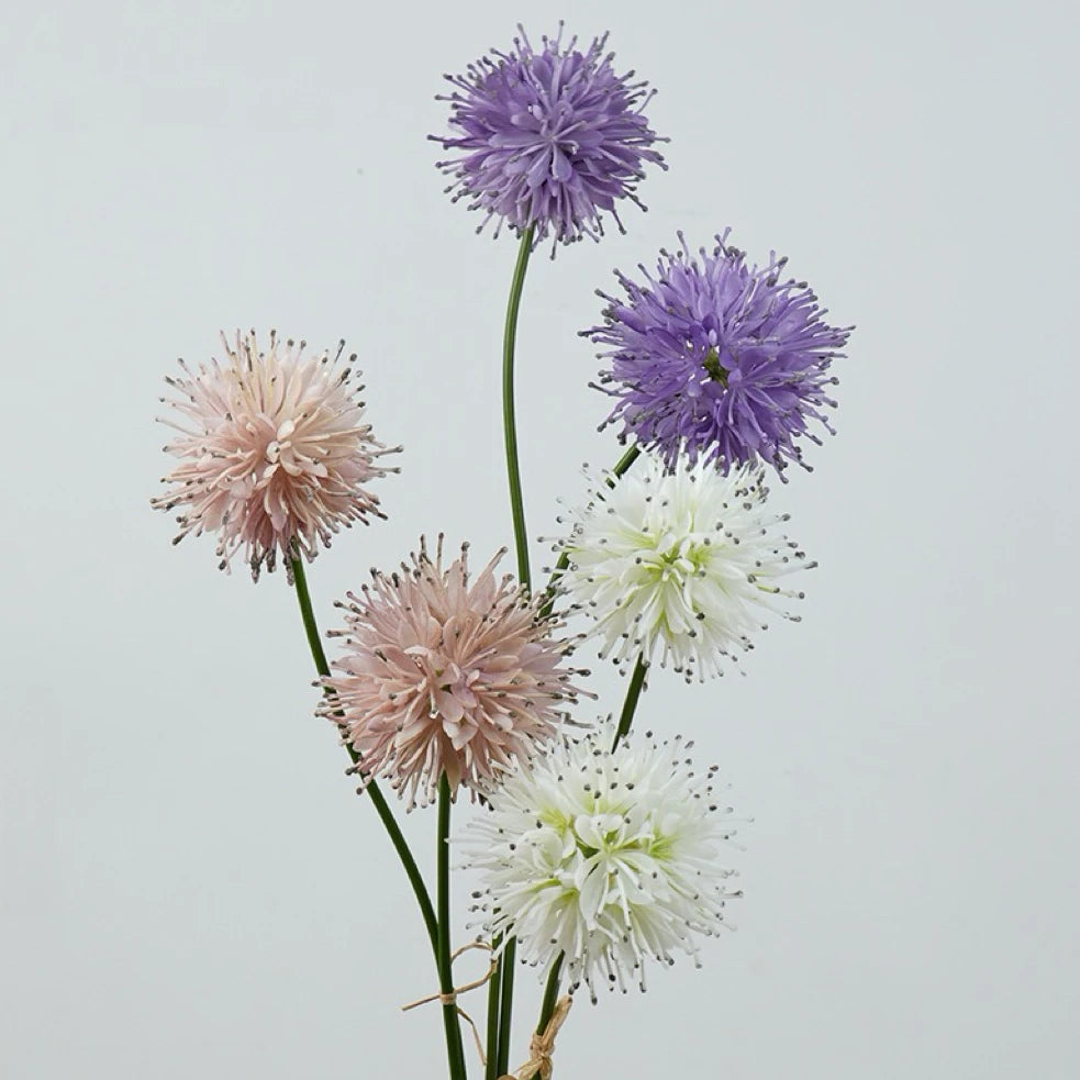 Artificial Allium Globe Spray –24"