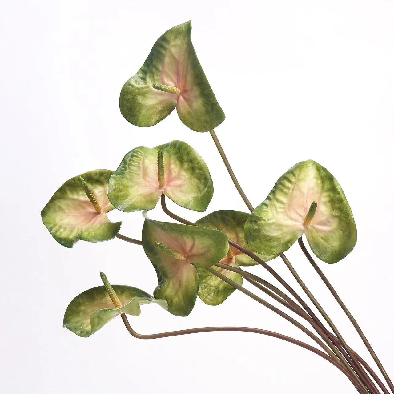 Artificial Anthurium Stem  -Green