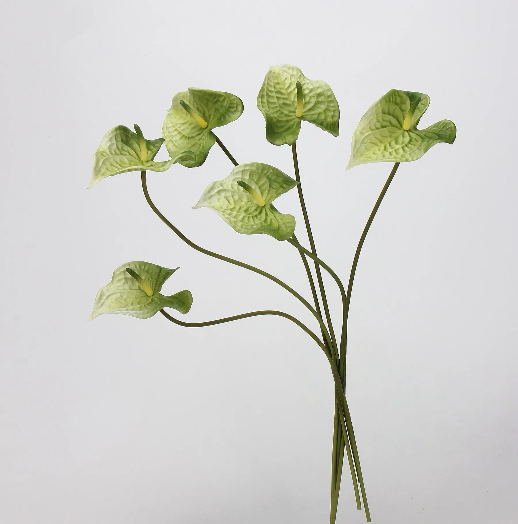 Artificial Anthurium Stem  –Pale Green 22.8"