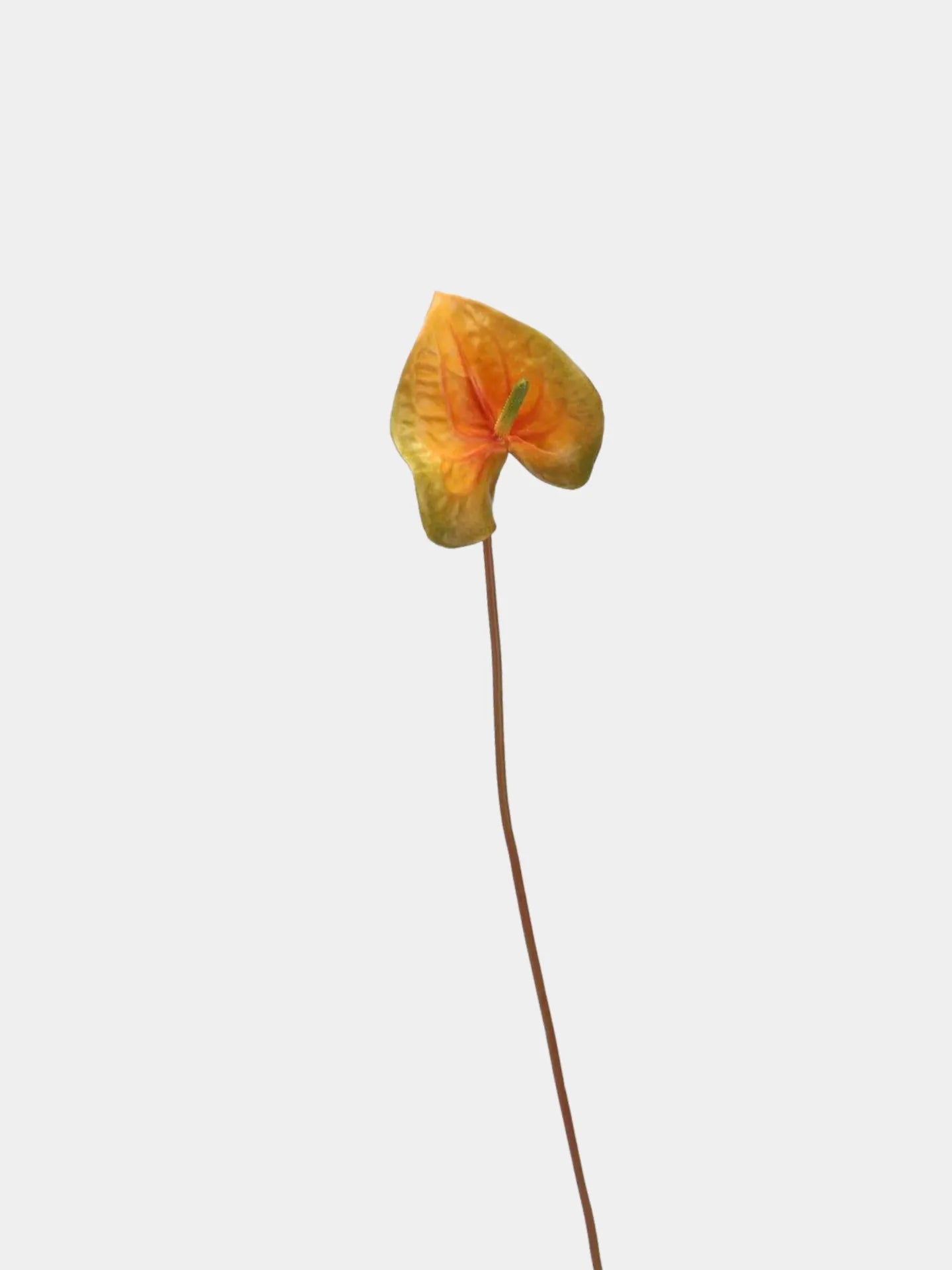 Artificial Anthurium Stem  -Red