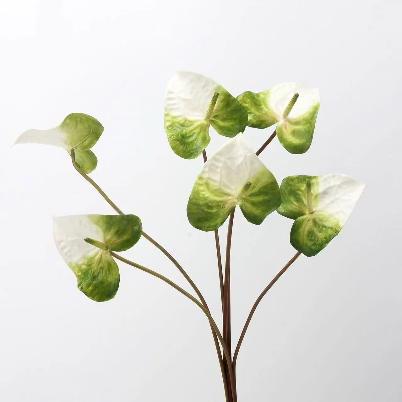 Artificial Anthurium Stem  -Green