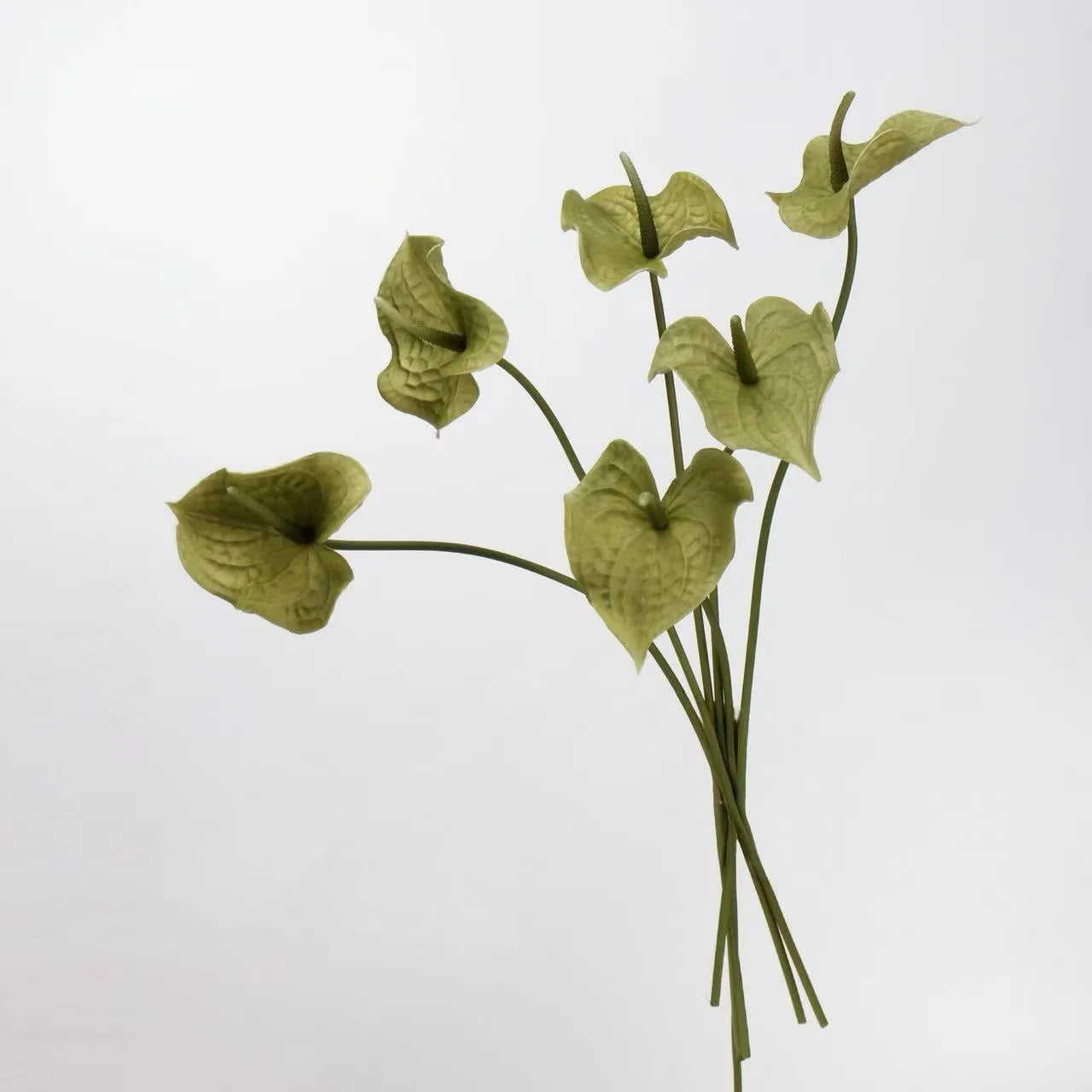 Artificial Anthurium Stem  –Pale Green 26"