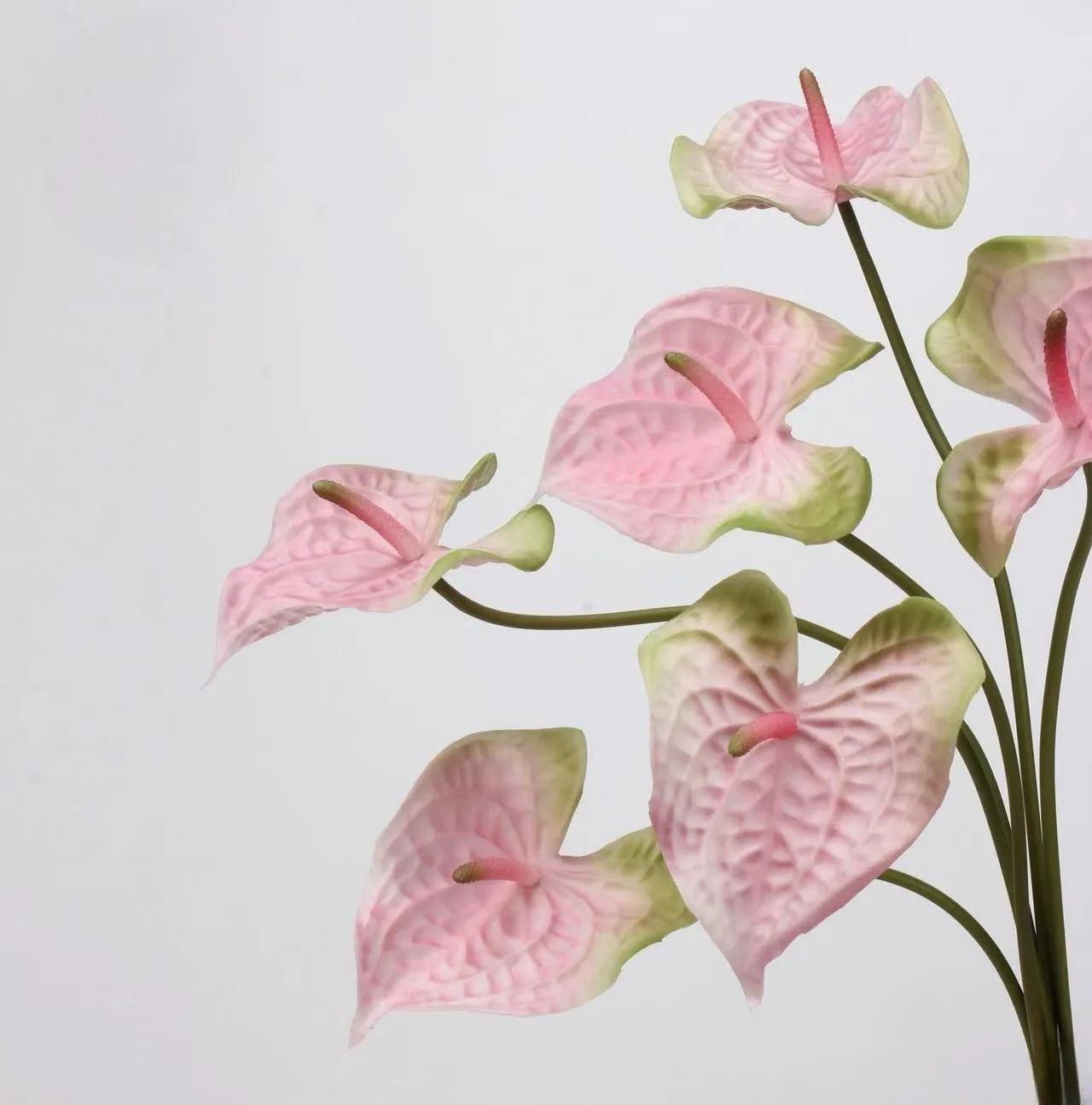 anthurium pink artificial Artificial Anthurium Stem –Pink 22.8"