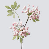 人工ブルーベリー スプレーステム — ピンク 26"