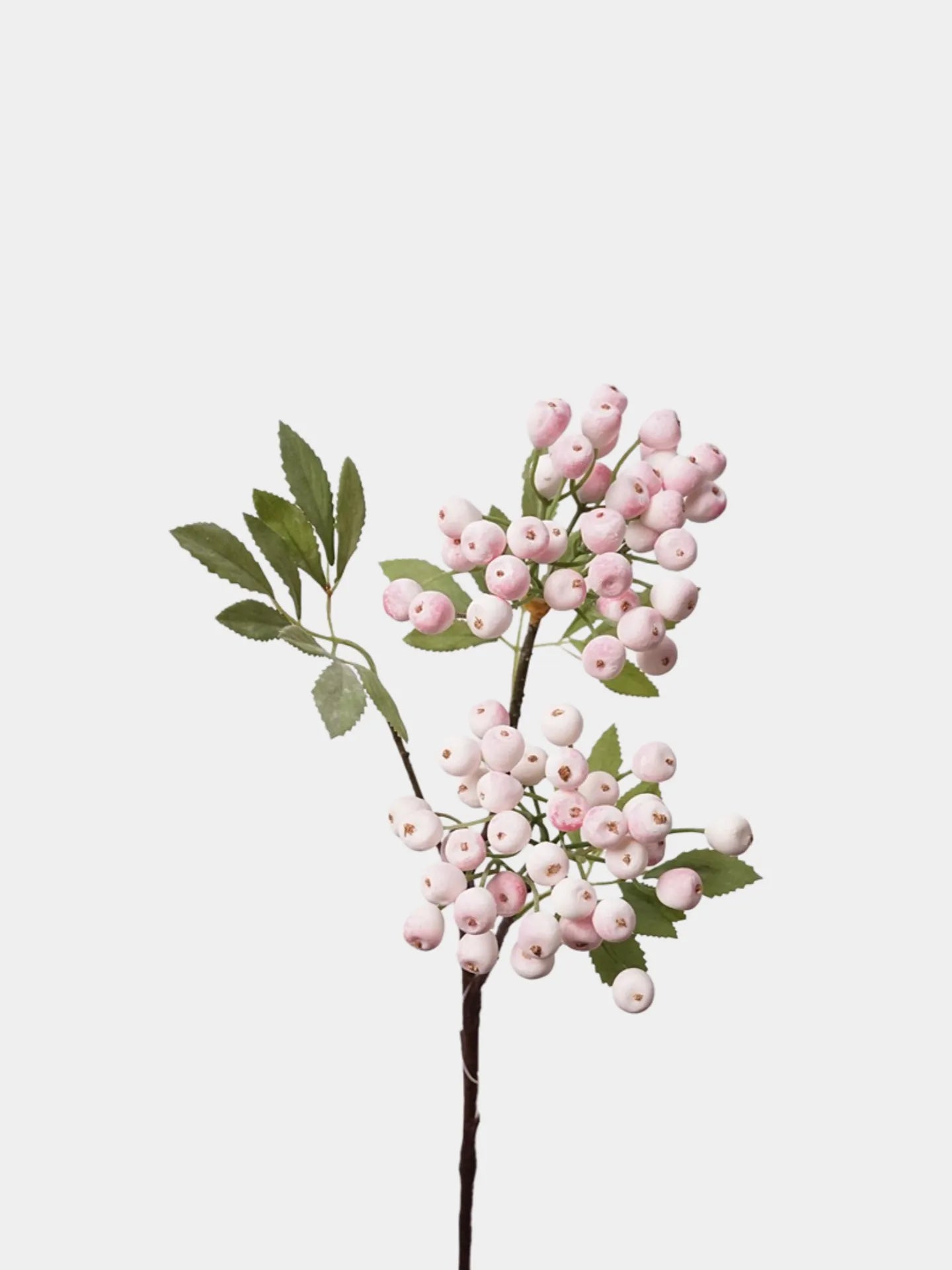 人工ブルーベリー スプレーステム — ピンク 26"