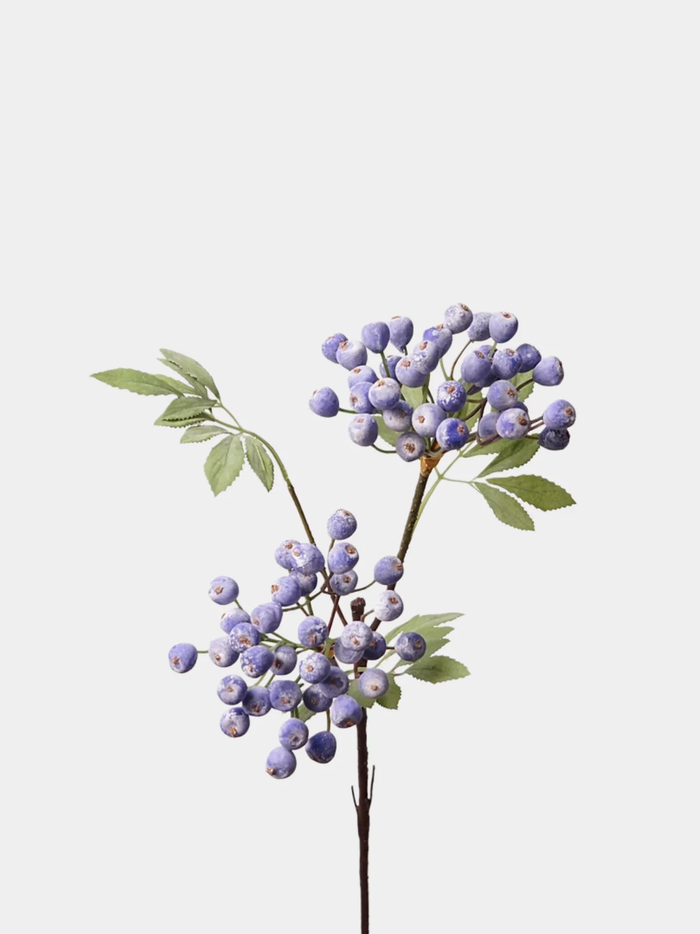 人工ブルーベリー スプレーステム — ブルー 66cm