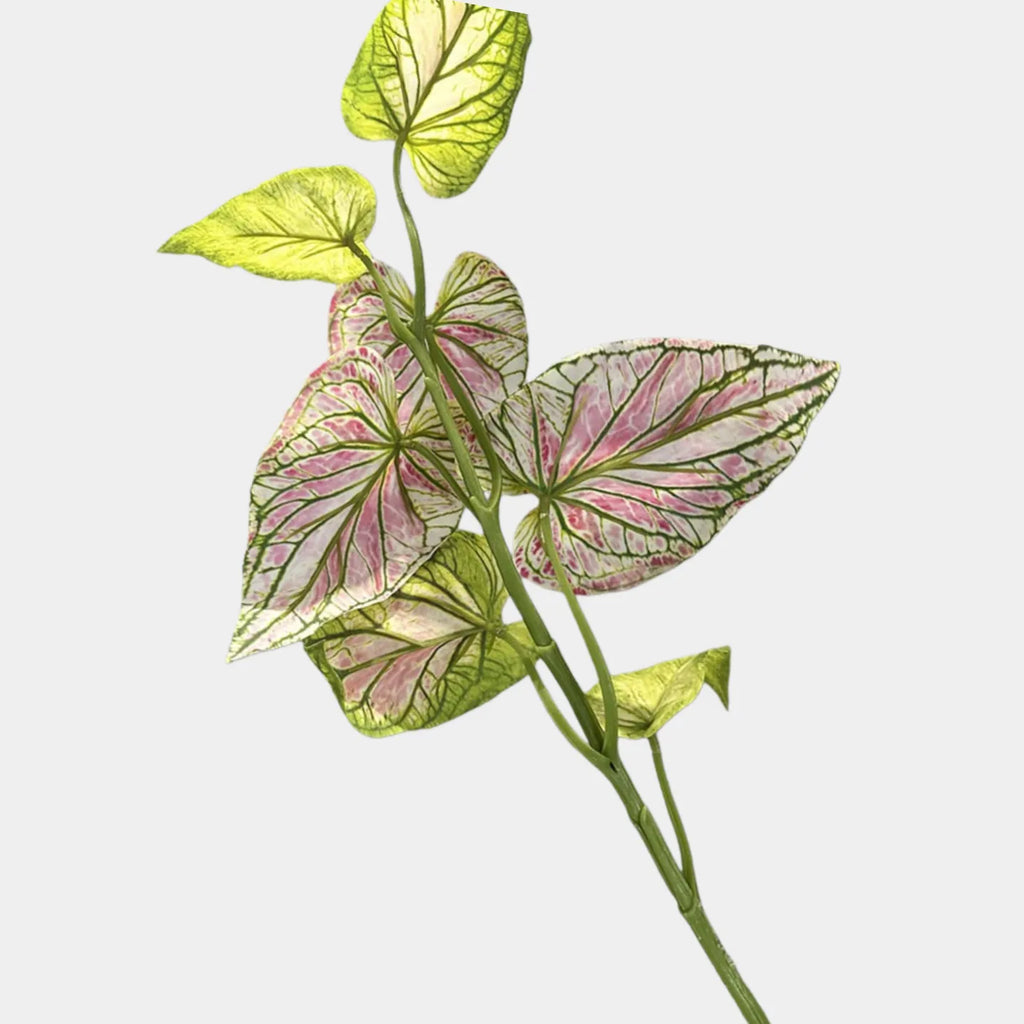 Artificial Caladium Leaf Spray -29.5”
