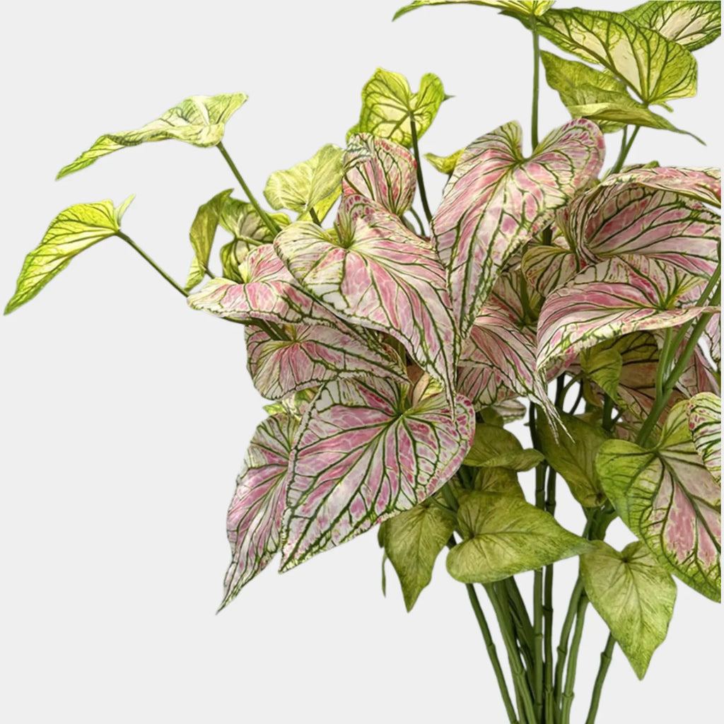 Artificial Caladium Leaf Spray -29.5”