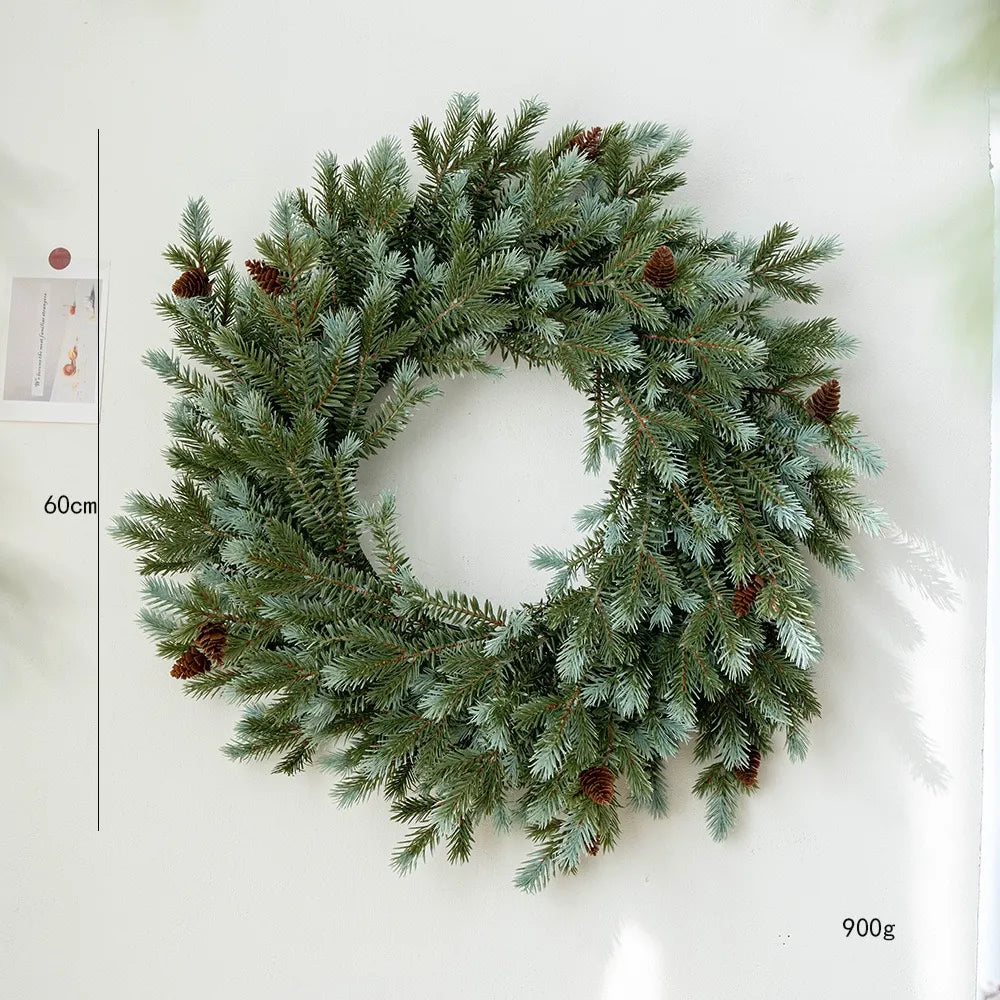 Artificial Christmas Garland with Matching Wreath – 6.5ft