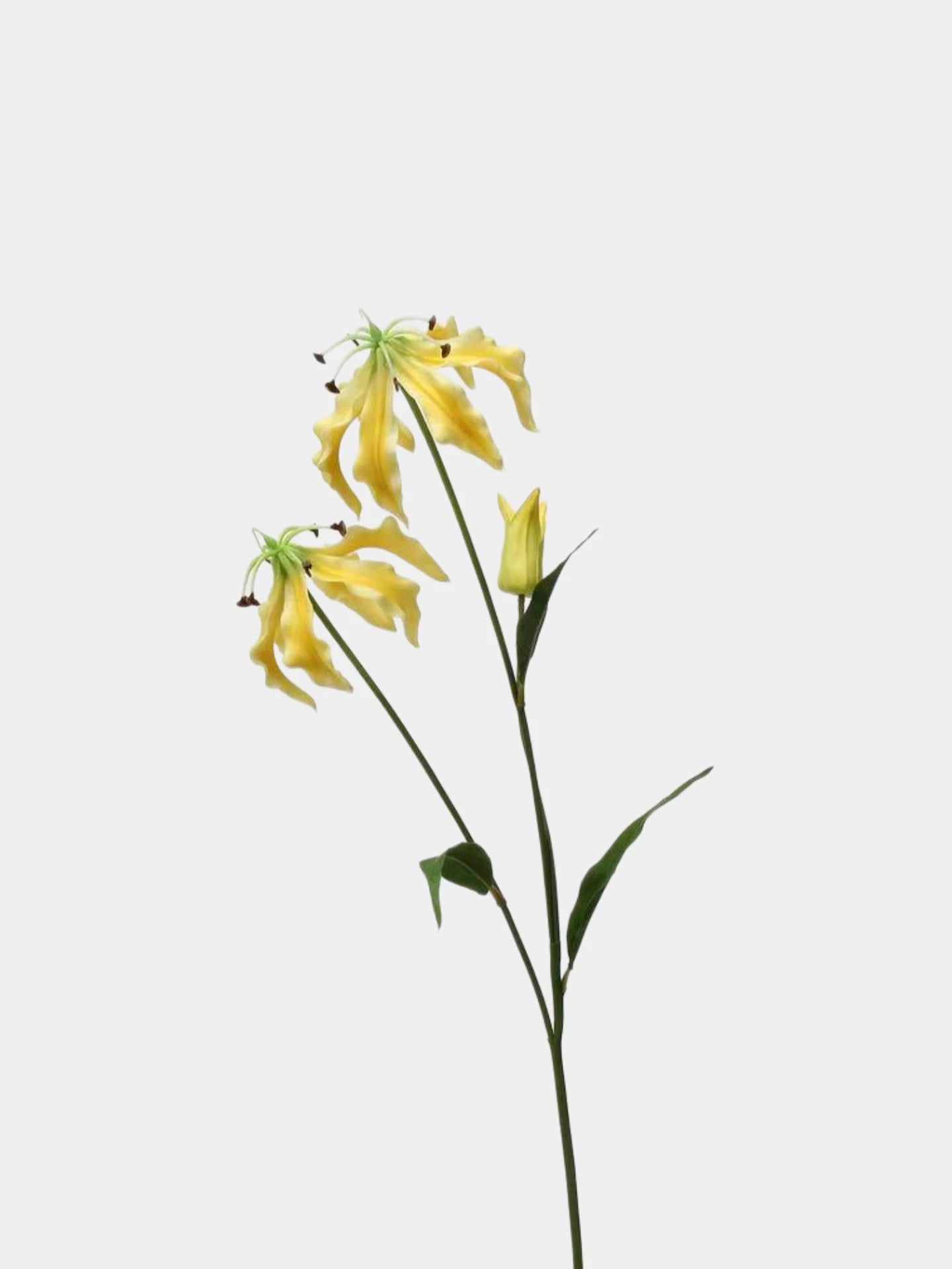 Artificial Flame Lily/ Gloriosa Lily Stem –29.5"