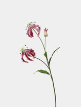 Artificial Flame Lily/ Gloriosa Lily Stem –29.5"