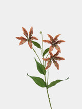 Künstlicher Lilienblütenzweig - Orange