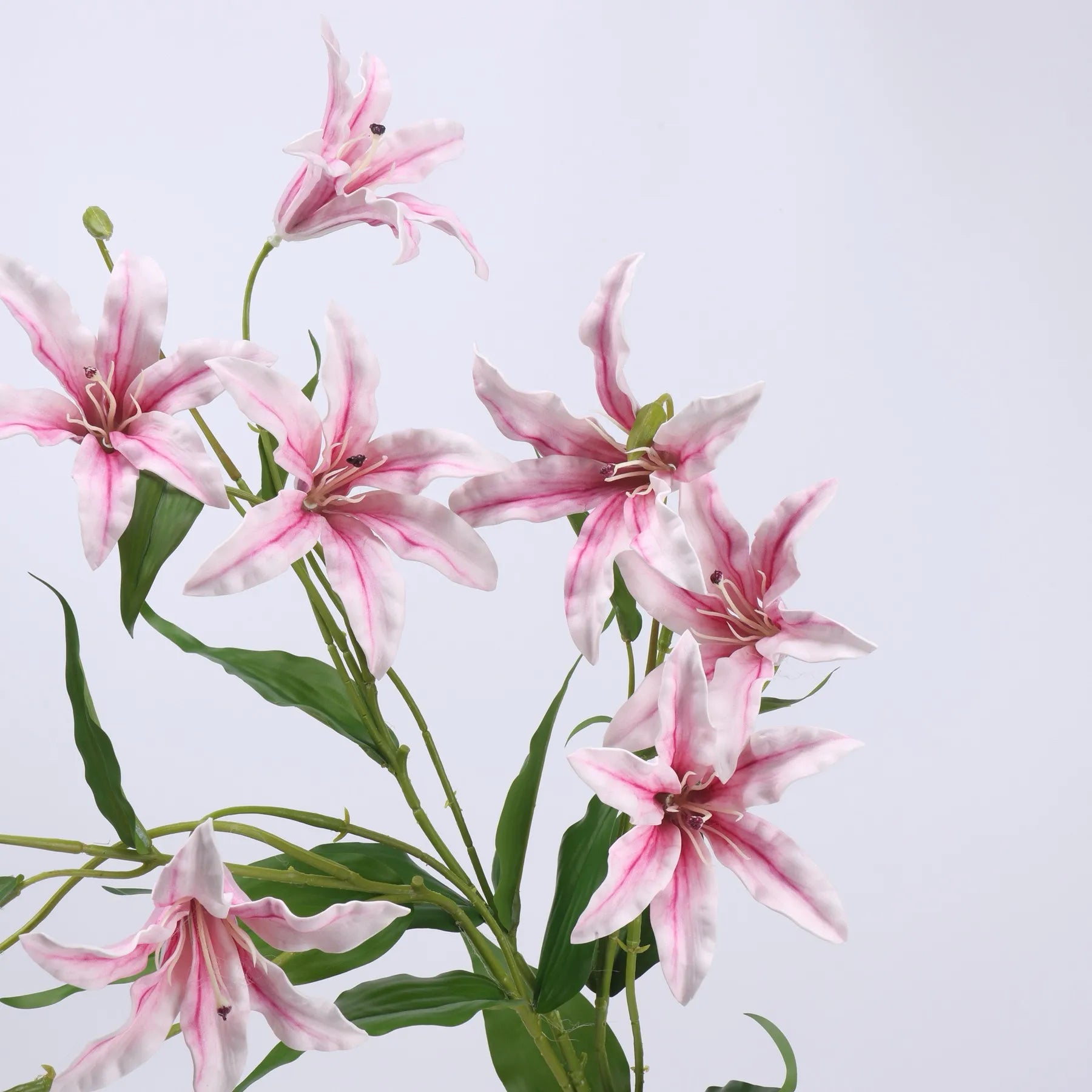 Artificial Lily Flower Branch -Pink
