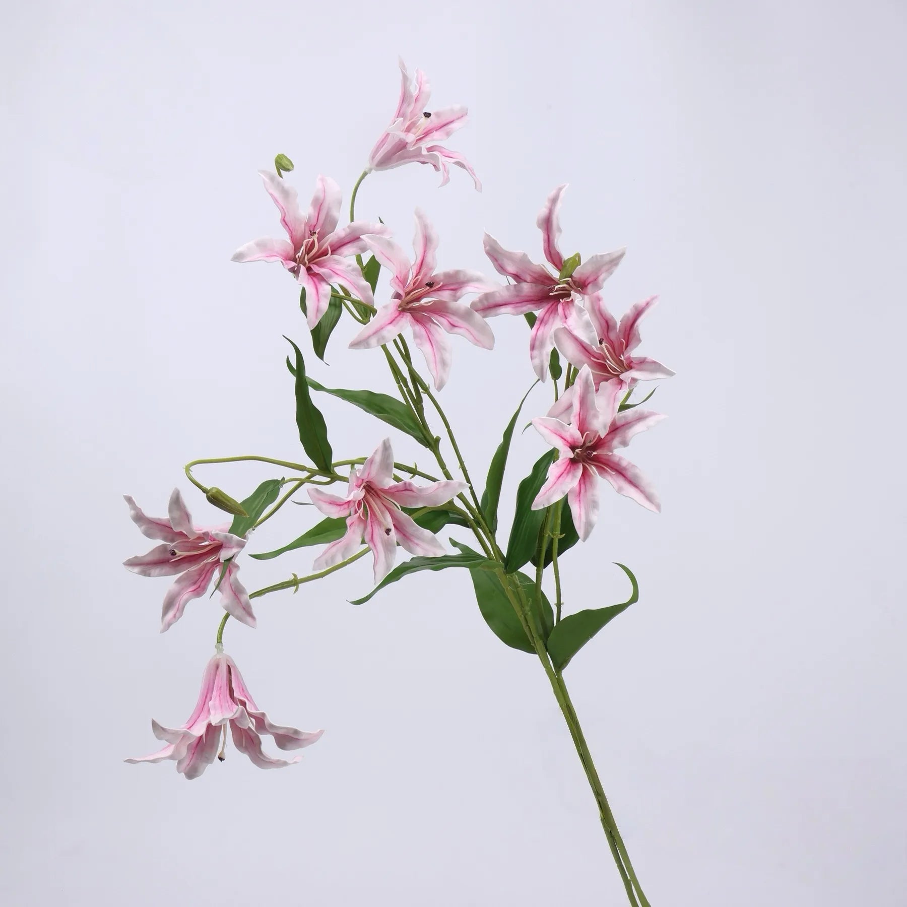 Artificial Lily Flower Branch -Pink