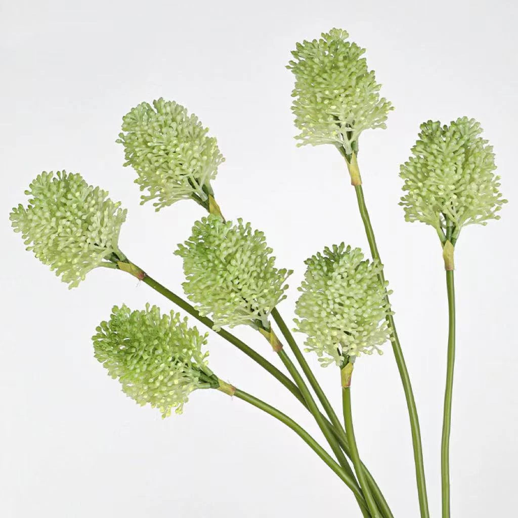 Artificial Mini Allium – Wild Onion Flower Stem  16"