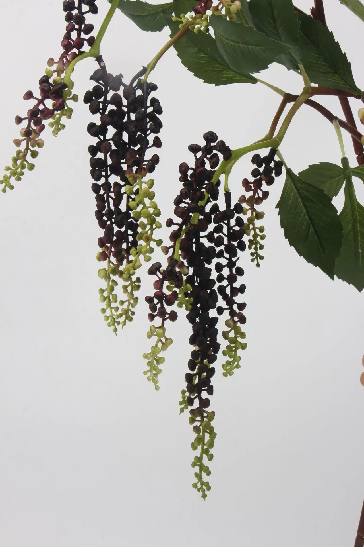 Artificial Pokeweed Hanging Stem -27.5"