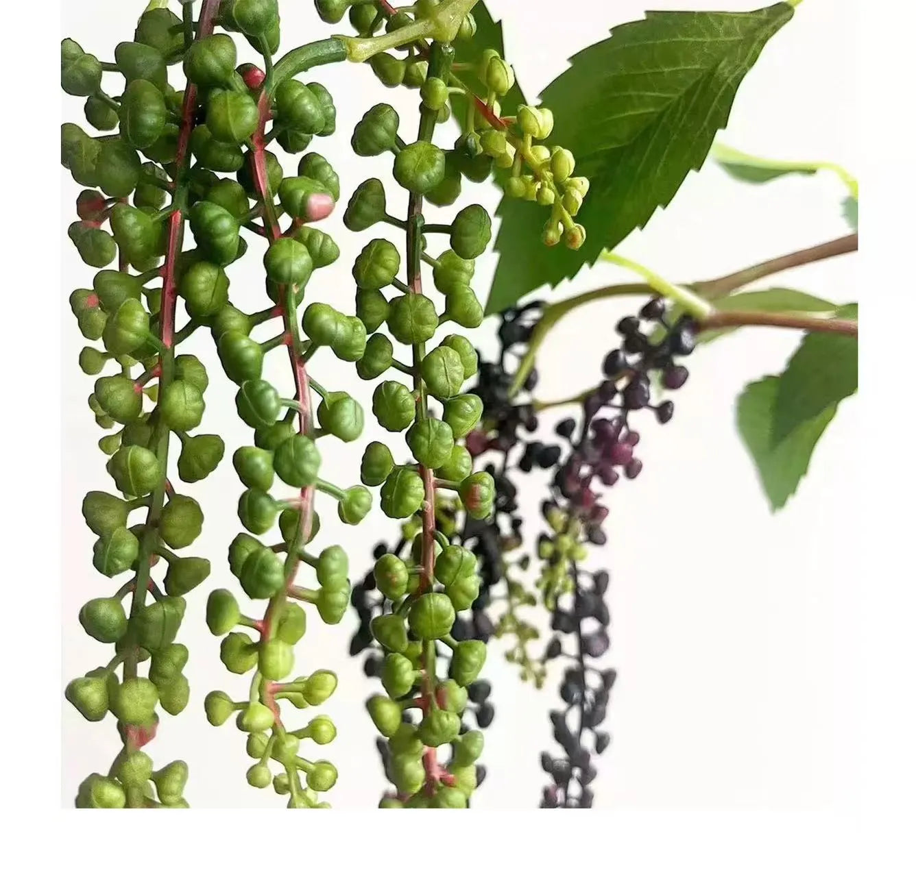 Artificial Pokeweed Hanging Stem -27.5"