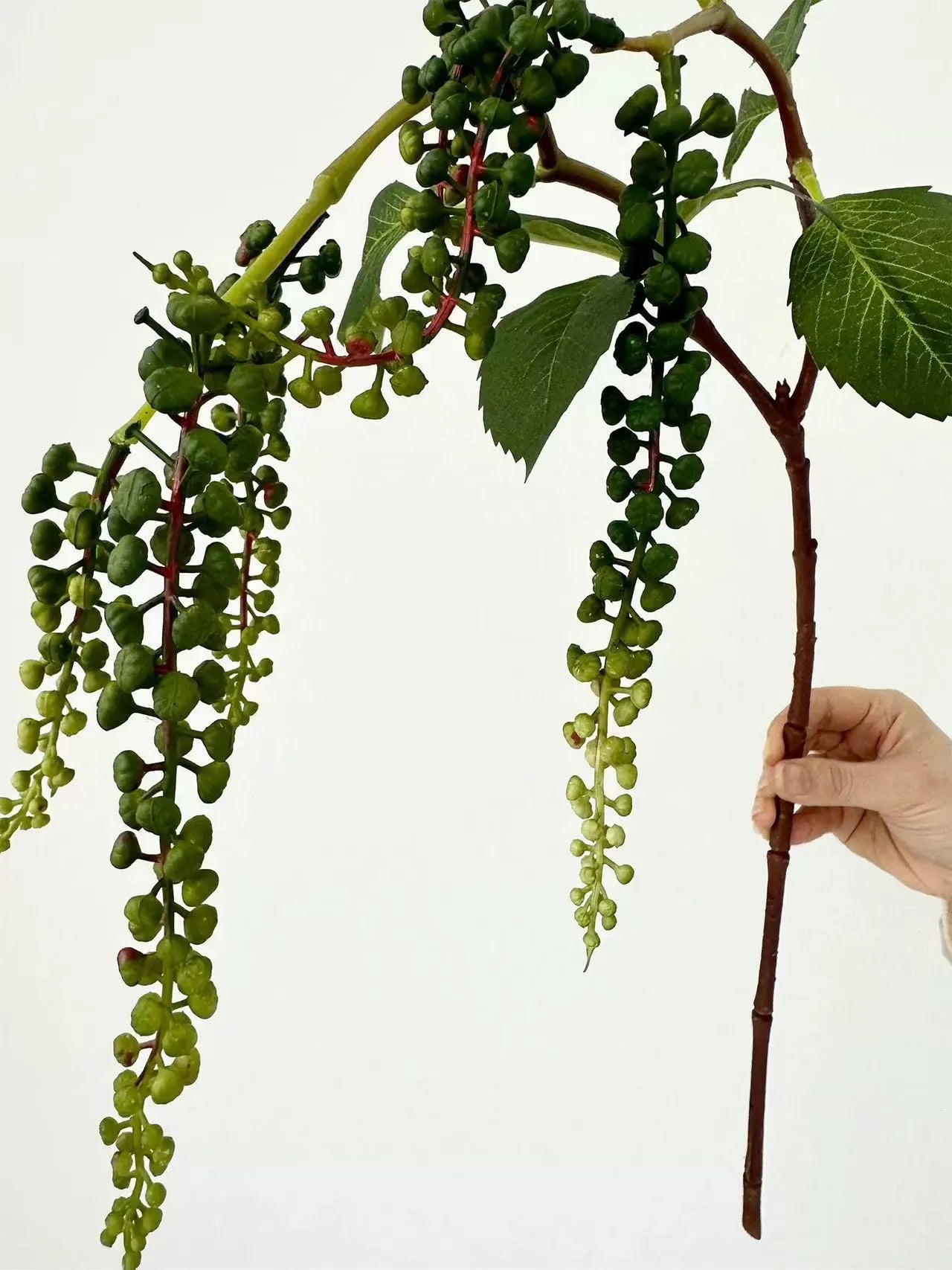 Artificial Pokeweed Hanging Stem -27.5"
