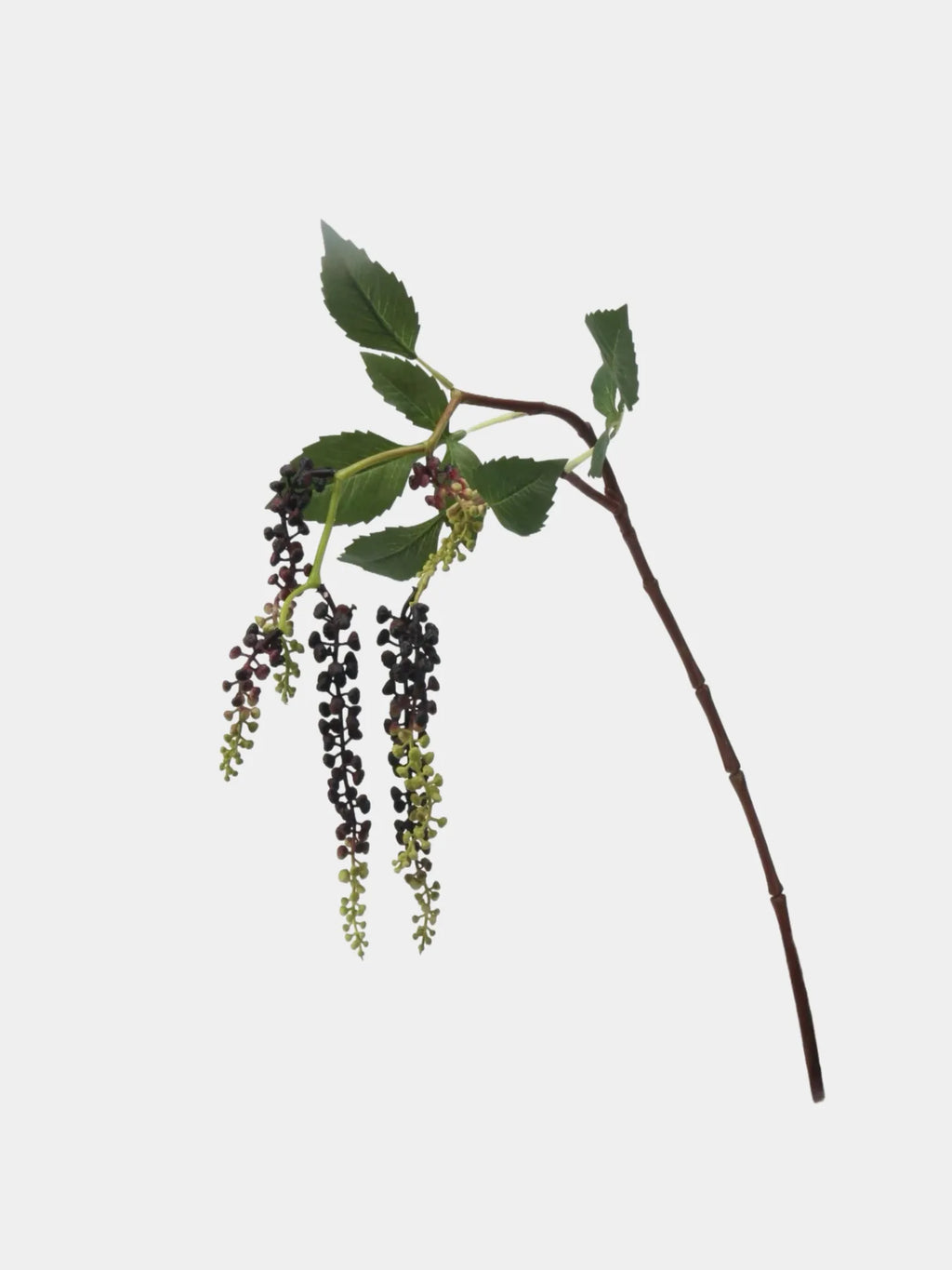 Artificial Pokeweed Hanging Stem -27.5"