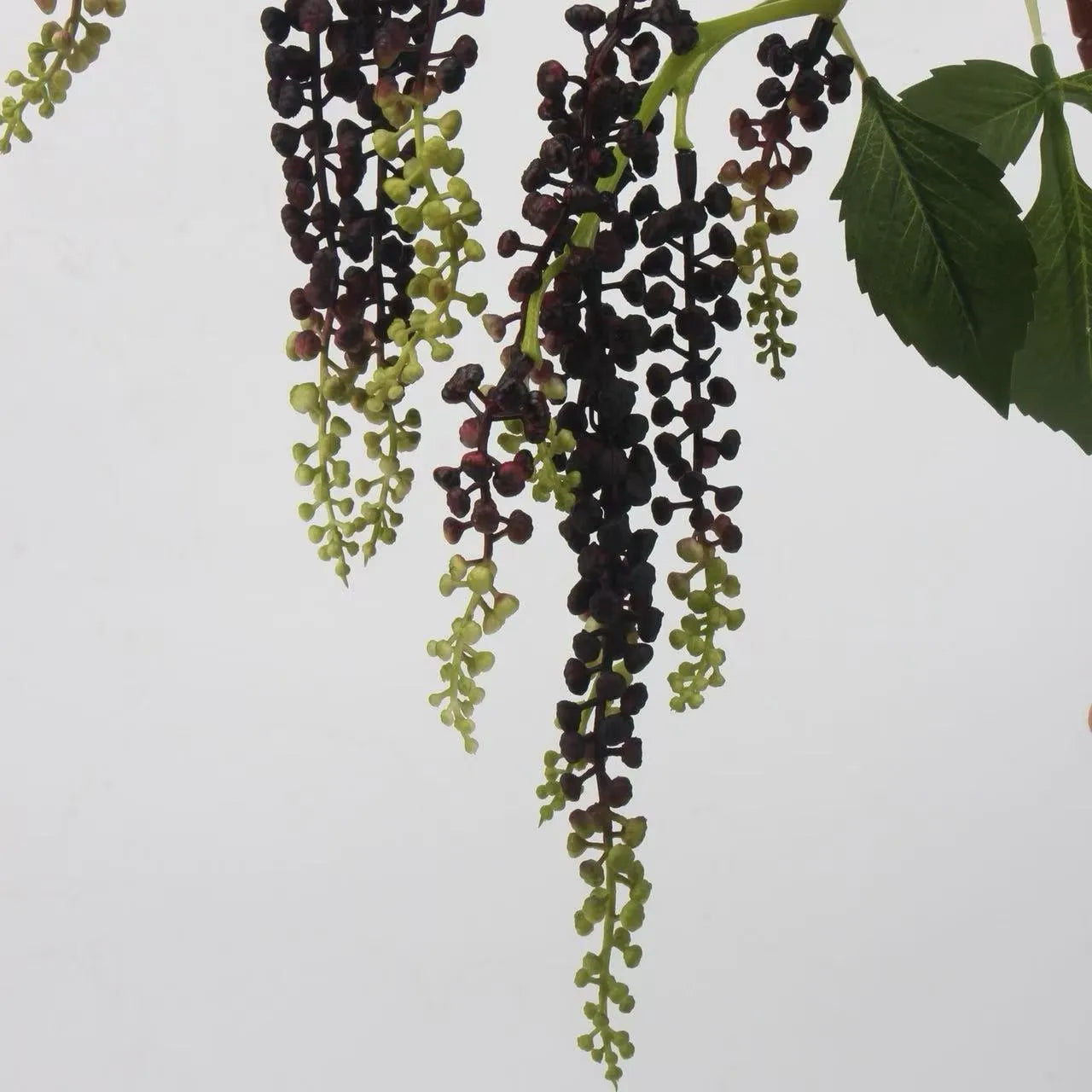 Artificial Pokeweed Hanging Stem -27.5"