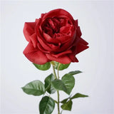 人工リアルタッチジュリエットローズ —27インチ レッド