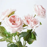 人工リアルタッチジュリエットローズ —27インチ ヌードピンク