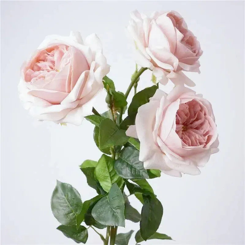 人工リアルタッチジュリエットローズ —27インチ ヌードピンク