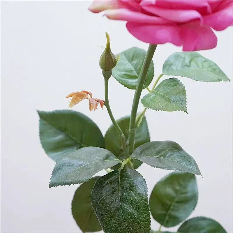 人工リアルタッチジュリエットローズ — 27インチ ローズレッド