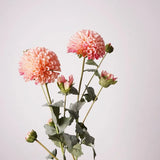 Artificial Dahlia Flower Branch -PInk
