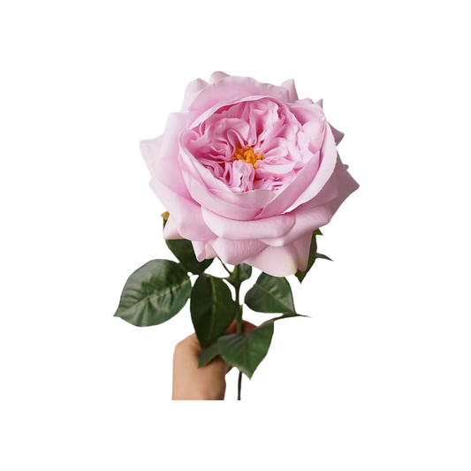 Faux Flowers Real Touch Austin Rose in  Lavender  -28”