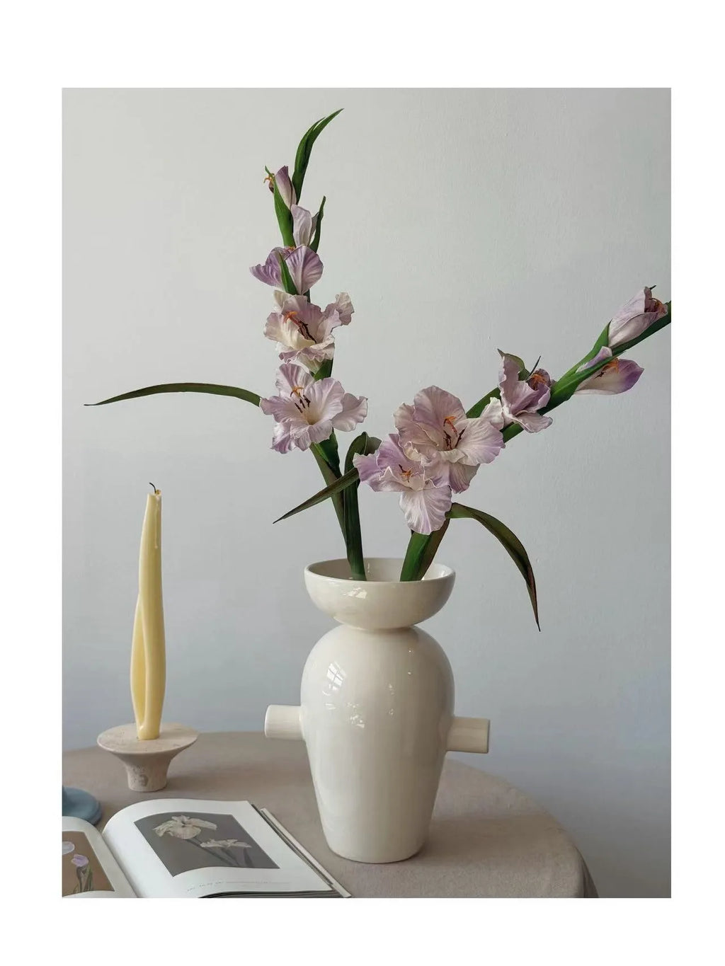 Real Touch Artificial Gladiolus Flowers – Lavender