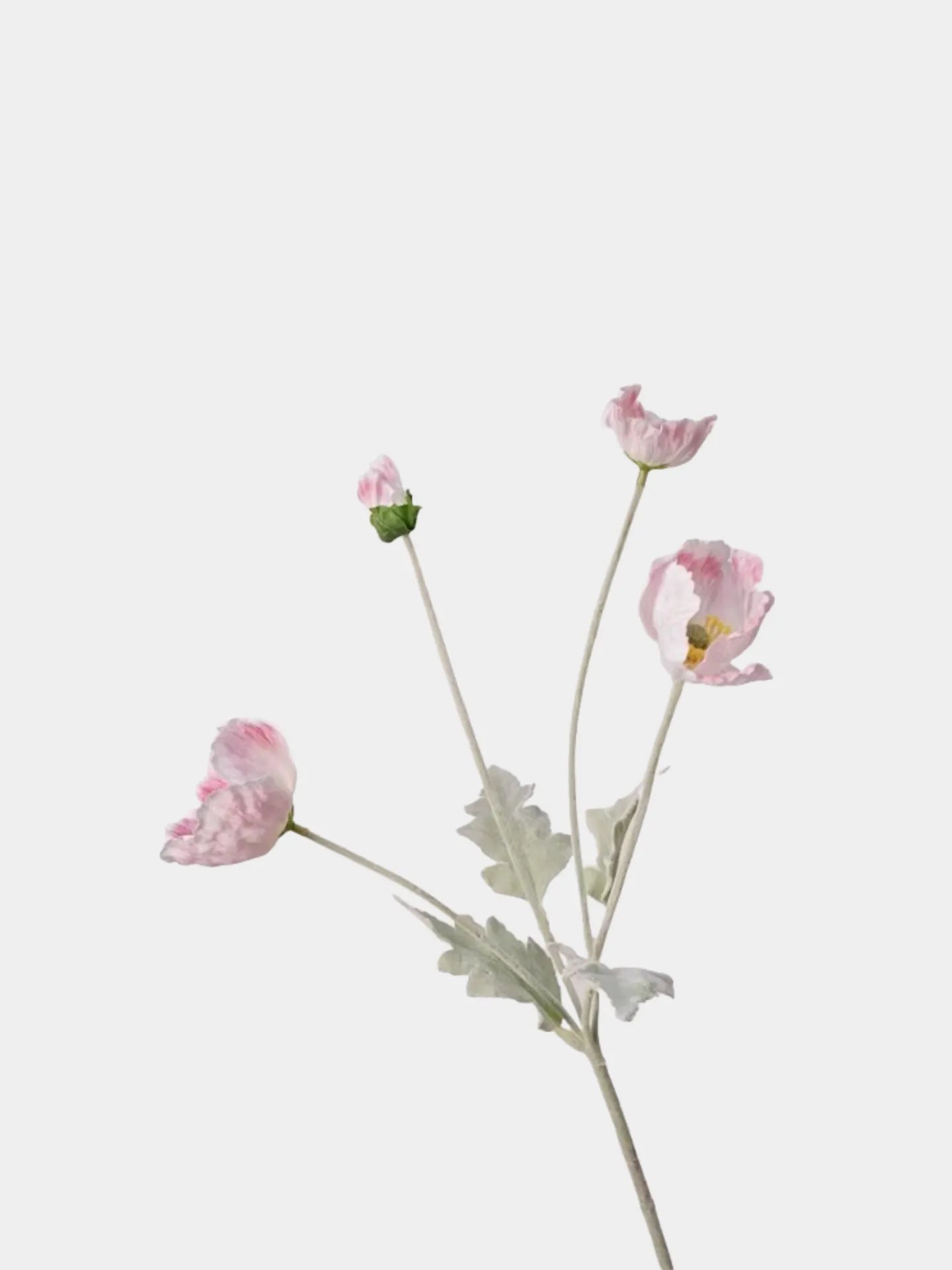 Artificial Poppy Flower Stem