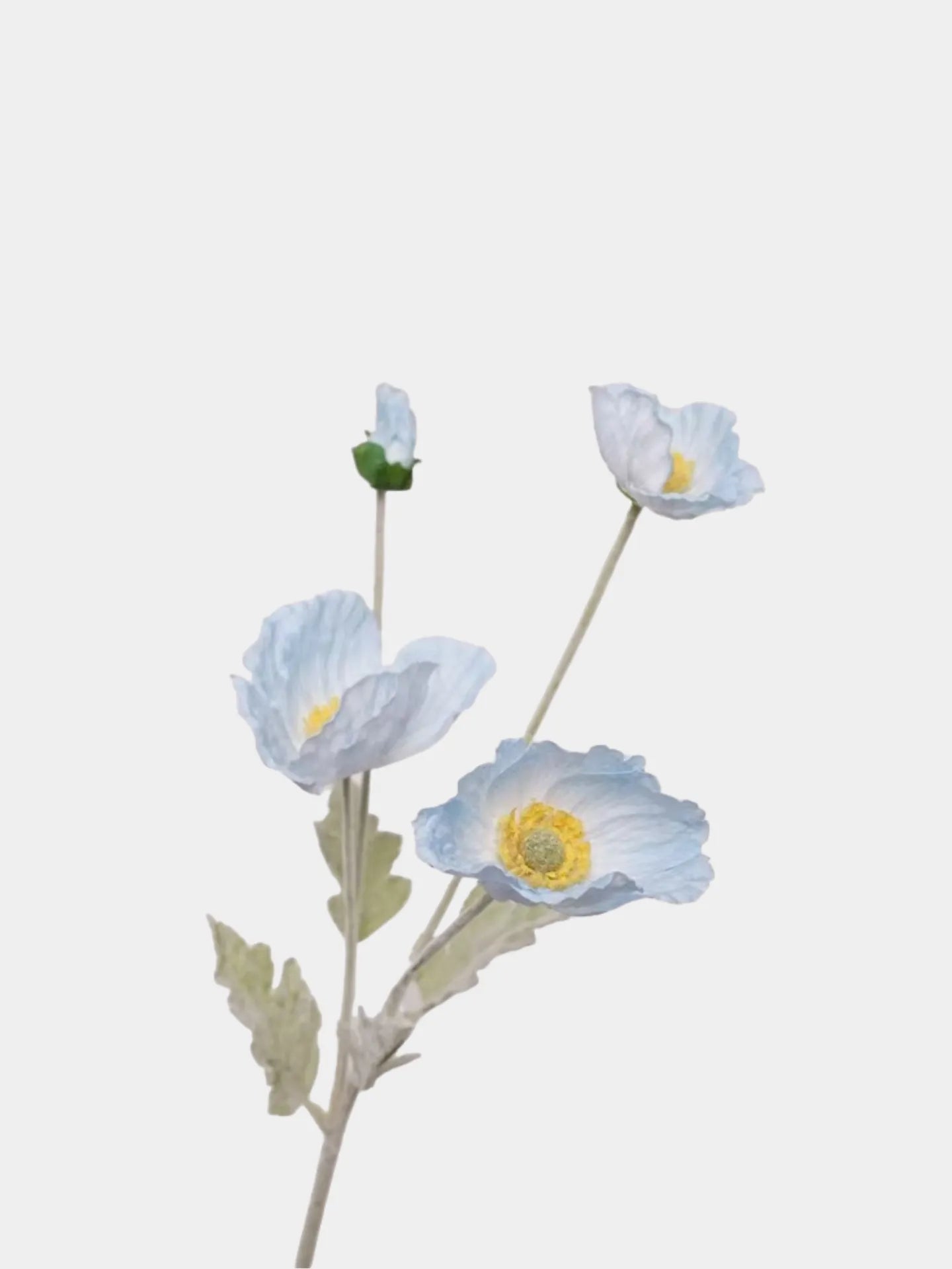 Artificial Poppy Flower Stem