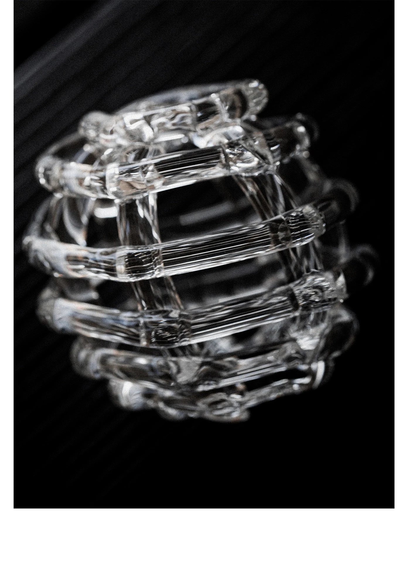 Artisan Glass Flower Frog & Ceramic Ikebana Bowl Set