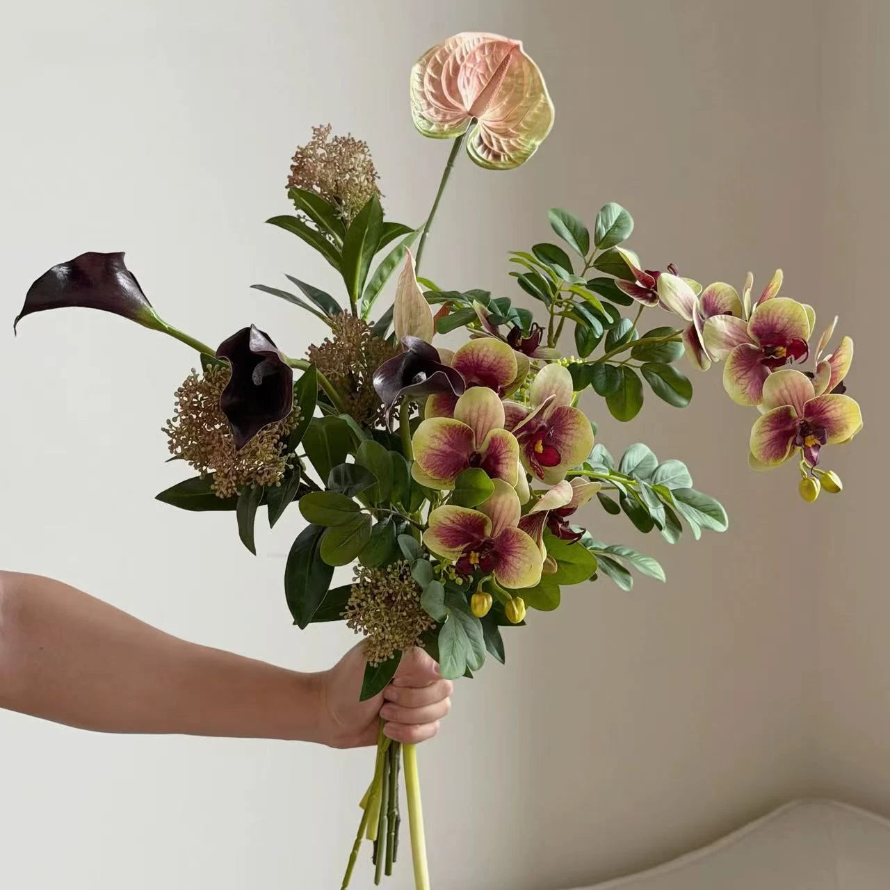 Caramel Silhouette - Faux Floral Arrangement