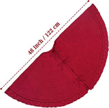 編み物のクリスマスツリー スカート