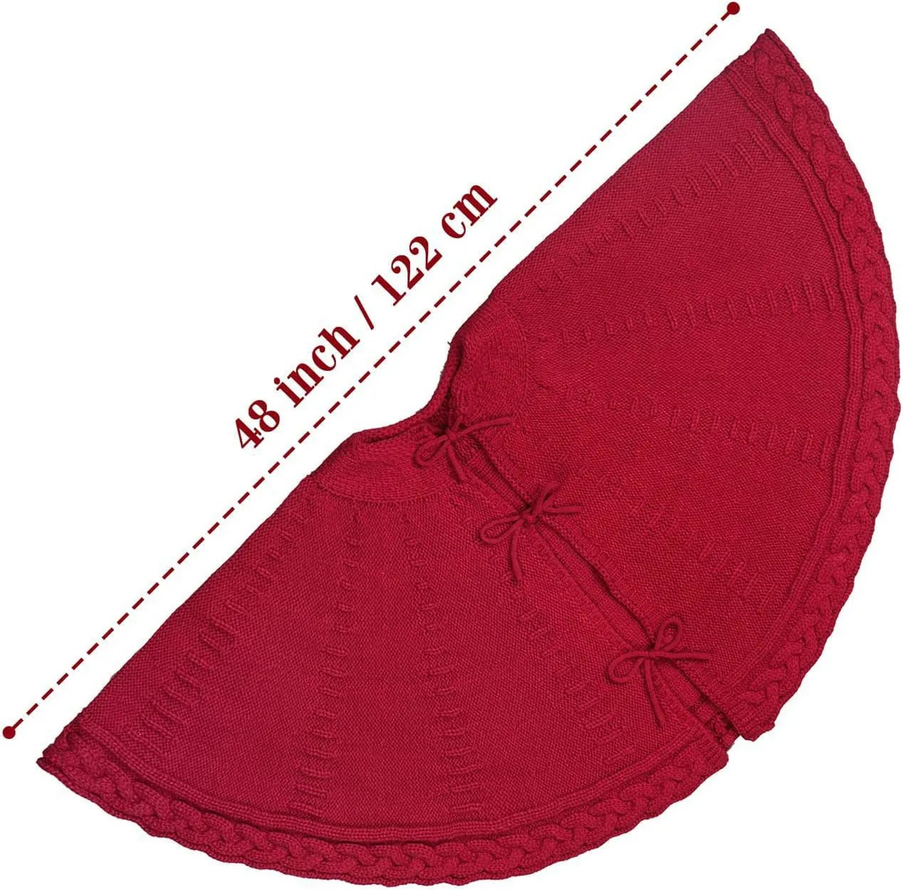 Knitted Christmas Tree Skirt