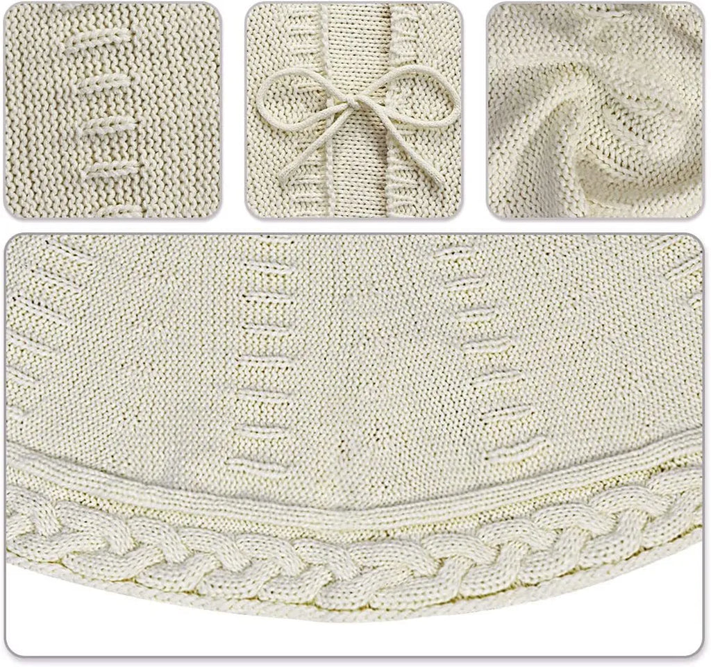 Knitted Christmas Tree Skirt