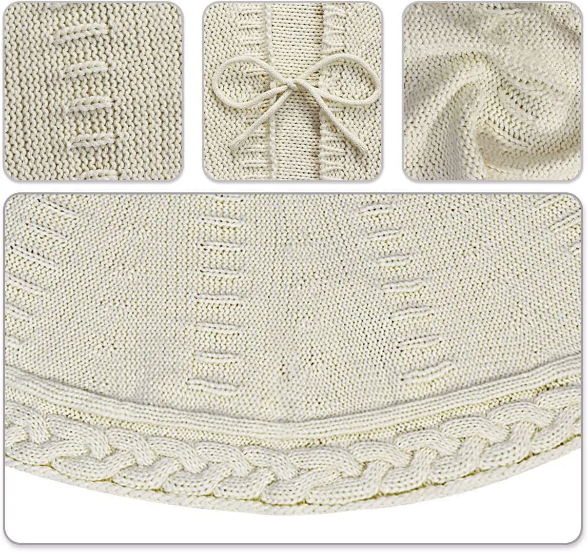 Knitted Christmas Tree Skirt