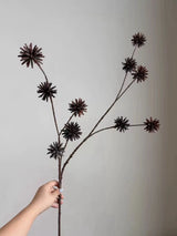 Dark Brown Artificial Seed Pod Branch – 110cm