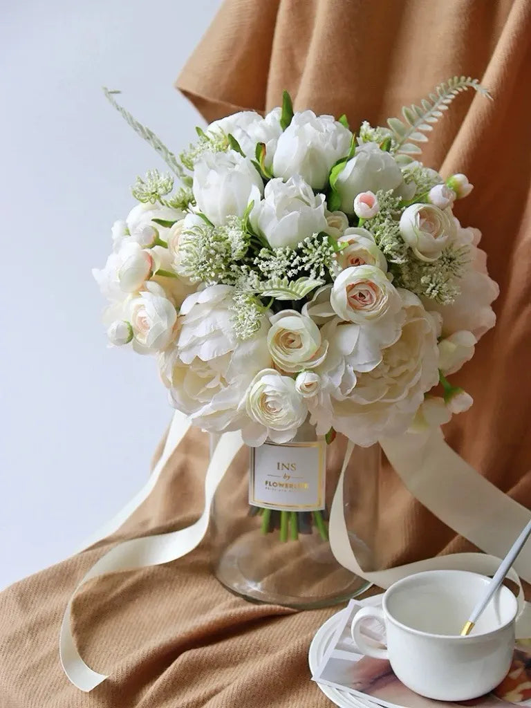 Elegant Bridal Bouquet –Artificial Wedding Flowers
