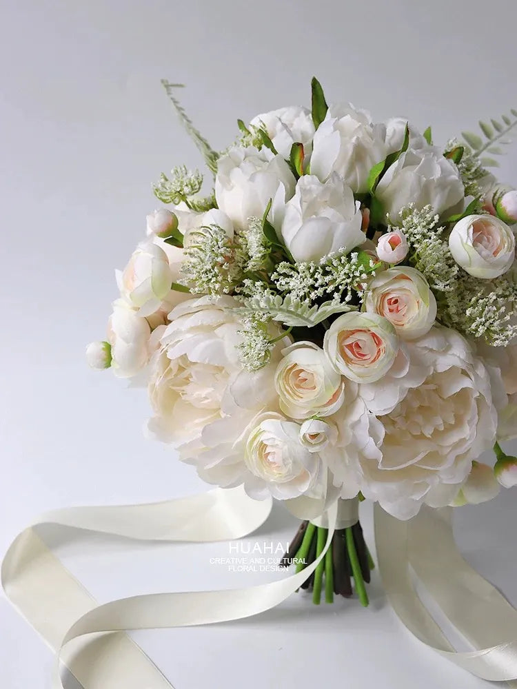 Elegant Bridal Bouquet –Artificial Wedding Flowers