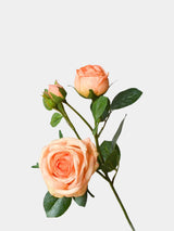 Künstliche Blumen Gefälschte Rosen – 18,9" Dreifache Blüte mit Knospe 