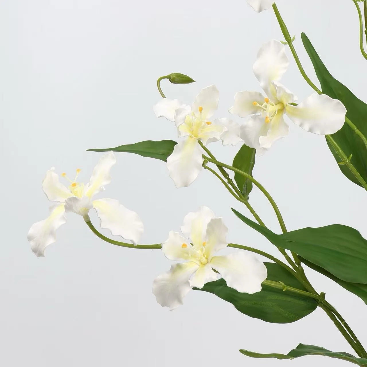 Faux 3-Head Iris Flower Spray– 31"