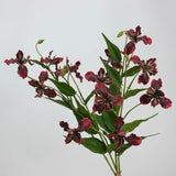 Faux 3-Head Iris Flower Spray– 31"