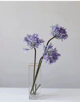 フェイク アガパンサス ステム バイオレット/ホワイト